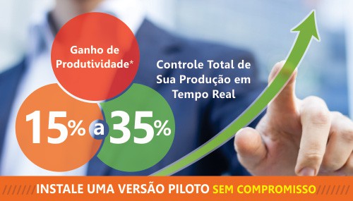 Controle Total de Sua Produção em Tempo Real Apontamento Automático da Produção e OEE permitem um ganho expressivo de produtividade e de redução de custos na indústria
