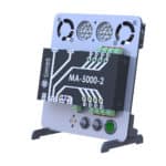 Expositor com MA-5000-2 para demonstração e desenvolvimento