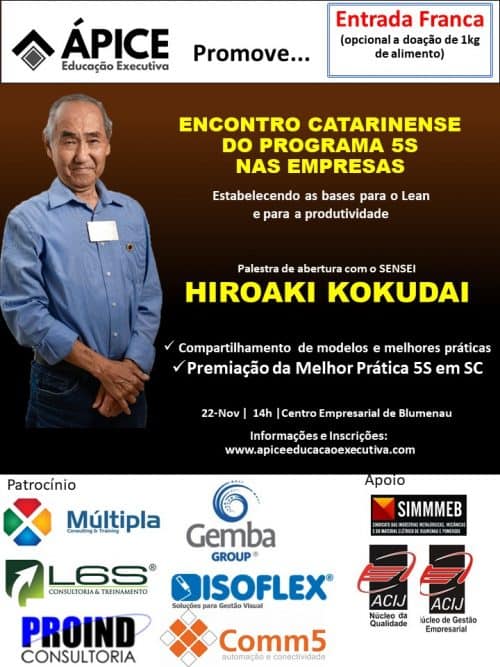 Encontro Catarinense do Programa 5S nas Empresas patrocinado pela Comm5 Tecnologia.